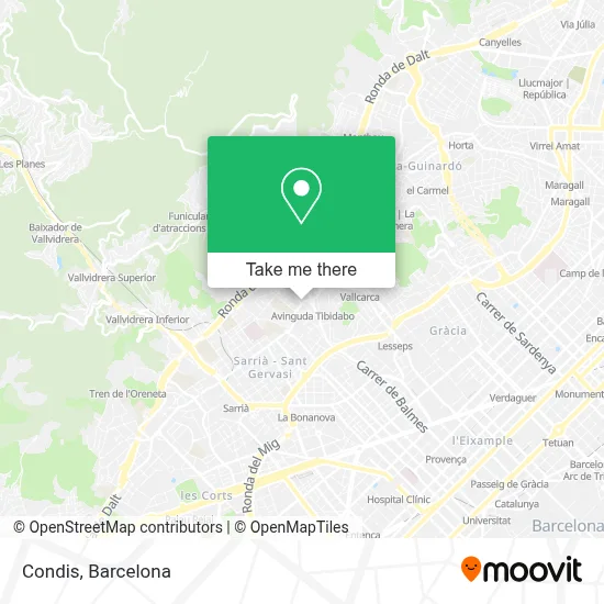 Condis map