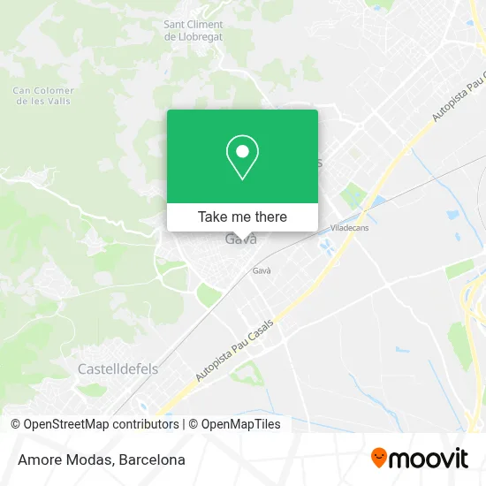 Amore Modas map