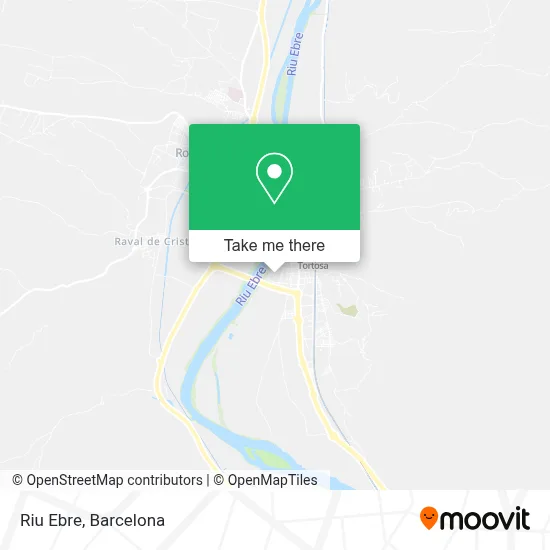 Riu Ebre map