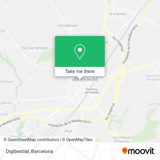 Digibestial map
