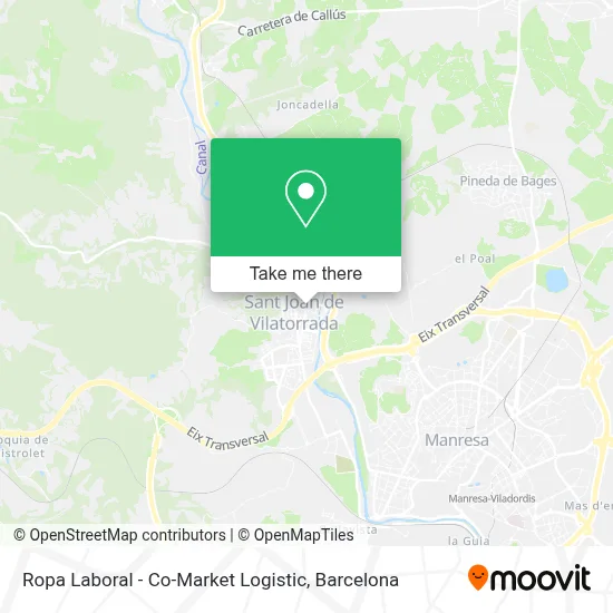 Ropa Laboral - Co-Market Logistic map