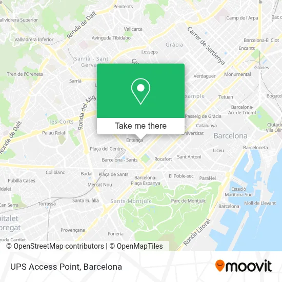 mapa Ups Access Point