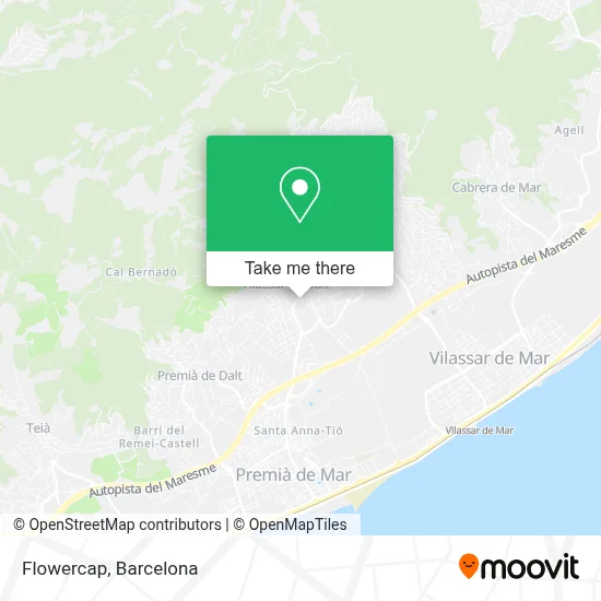 Flowercap map