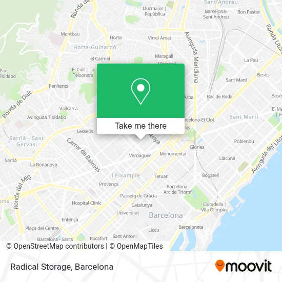 Radical Storage map