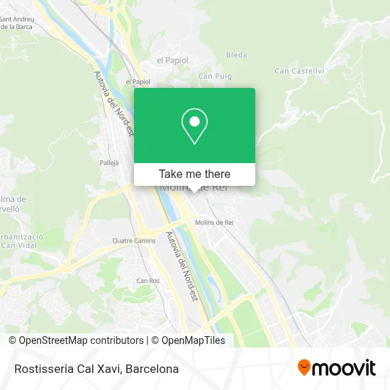 Rostisseria Cal Xavi map