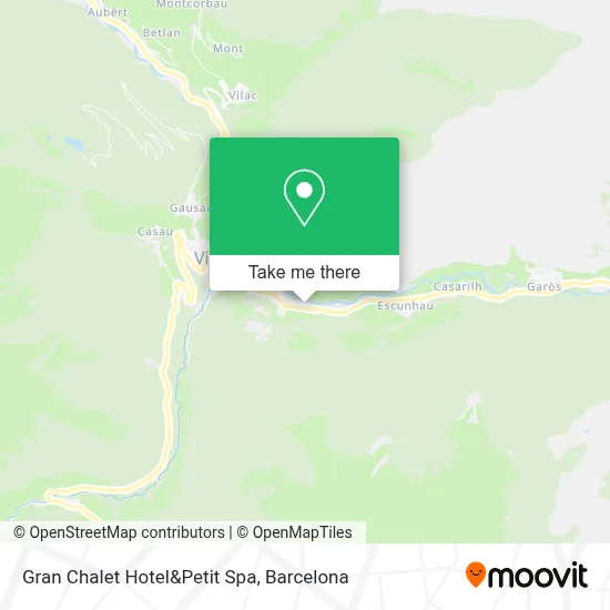 Gran Chalet Hotel&Petit Spa map