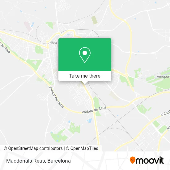 Macdonals Reus map