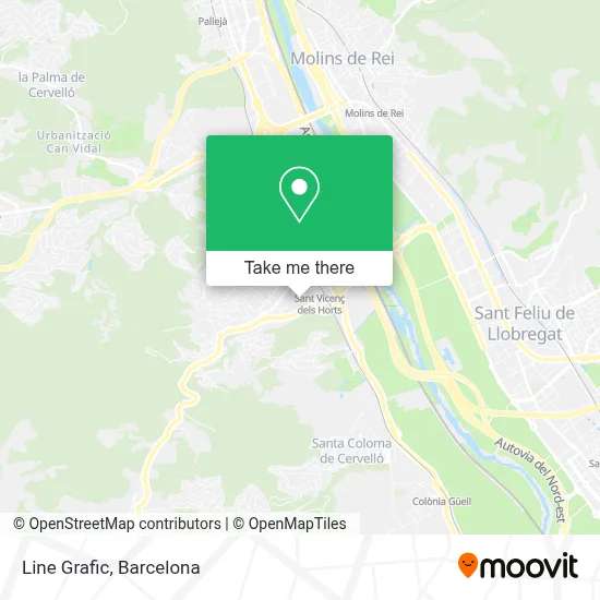 Line Grafic map