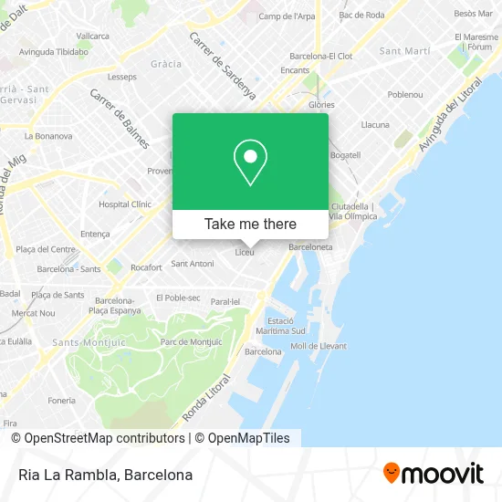 Ria La Rambla map