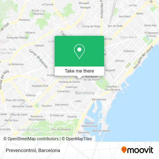 Prevencontrol map