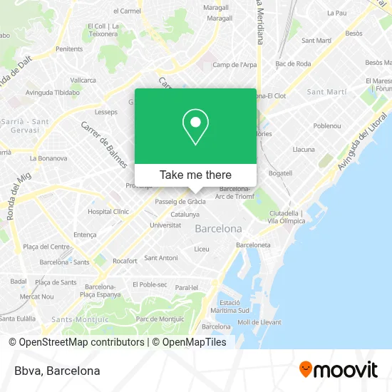 Bbva map