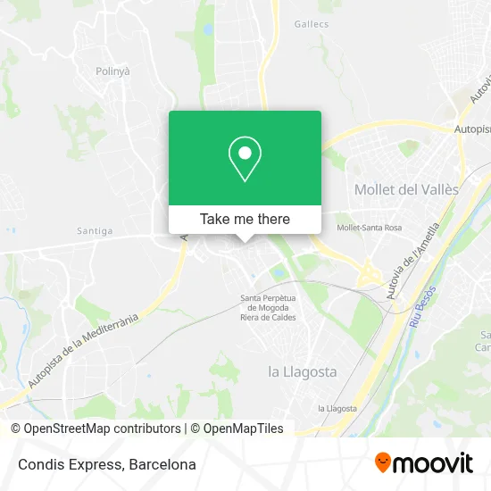mapa Condis Express