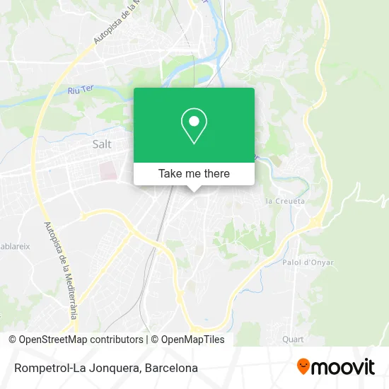 Rompetrol-La Jonquera map