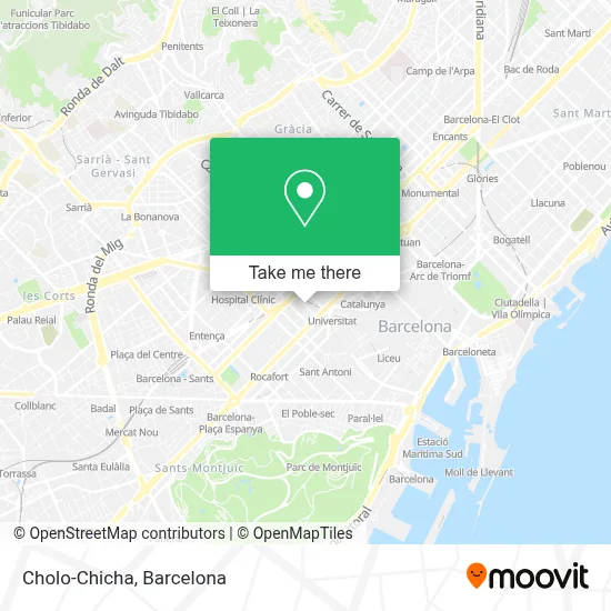 Cholo-Chicha map