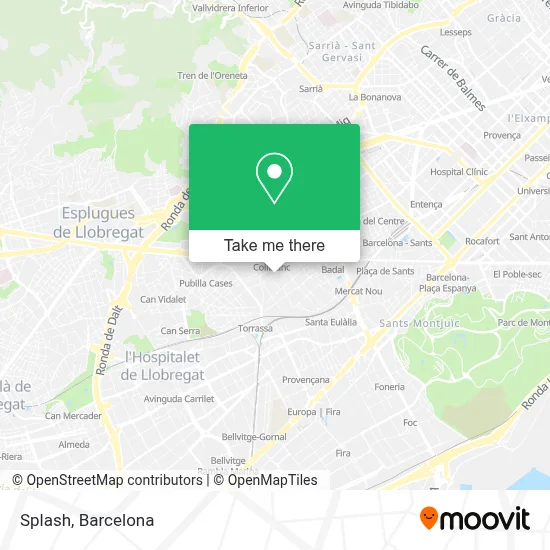 Splash map