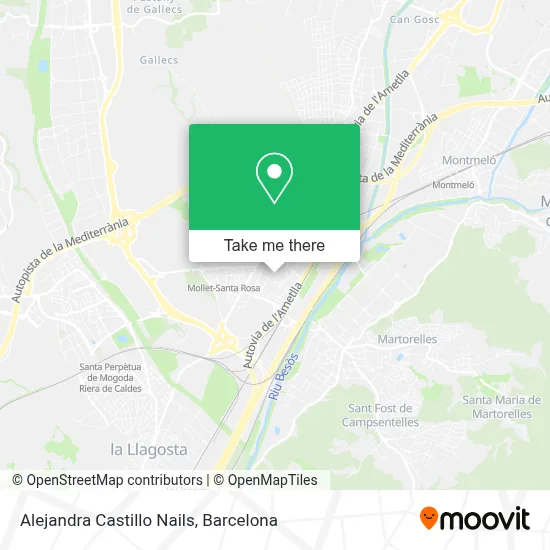 Alejandra Castillo Nails map