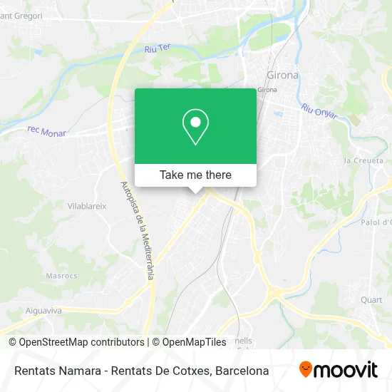 Rentats Namara - Rentats De Cotxes map
