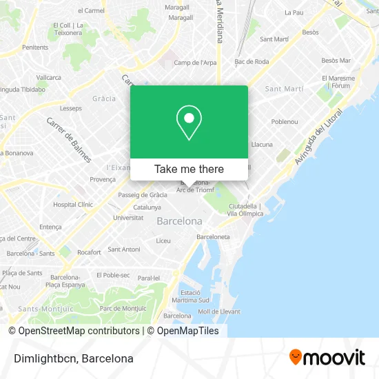 Dimlightbcn map