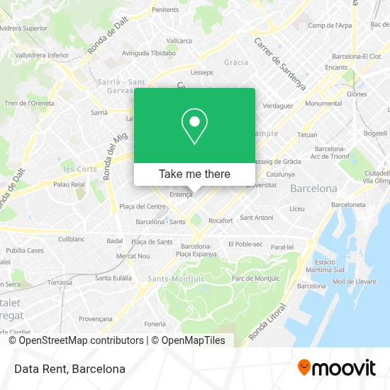 Data Rent map