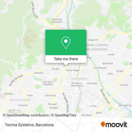 Tecma Systems map