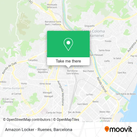 Amazon Locker - Ruenes map