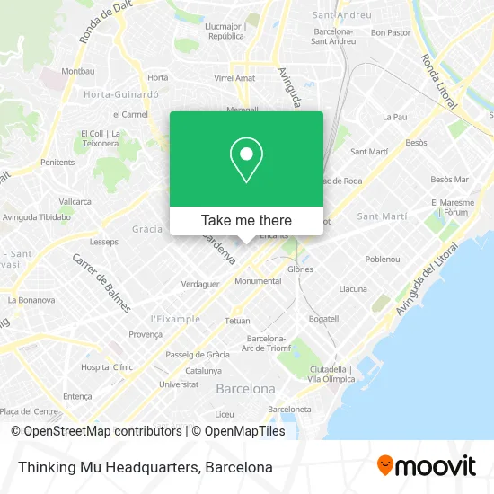 Thinking Mu Headquarters map