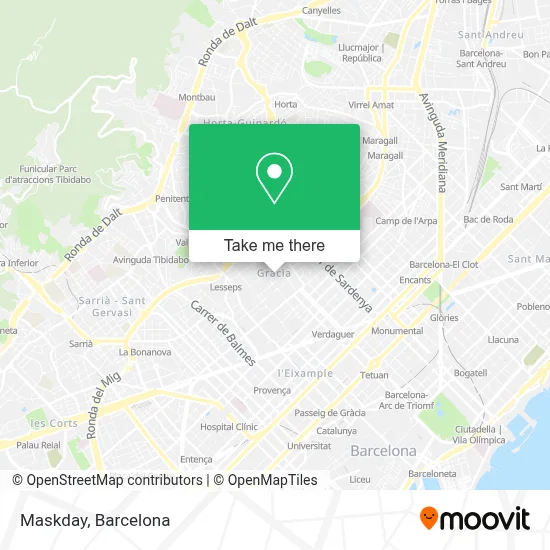Maskday map
