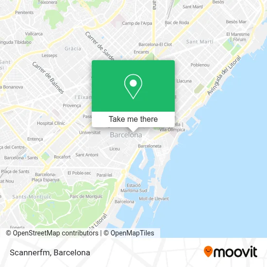 Scannerfm map