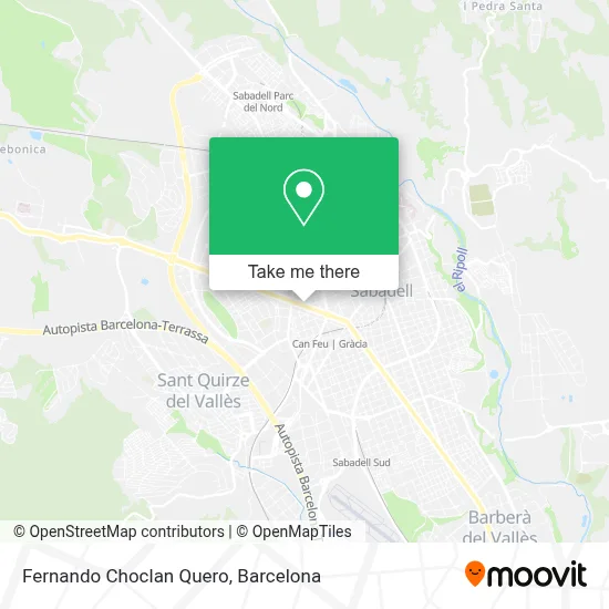 Fernando Choclan Quero map