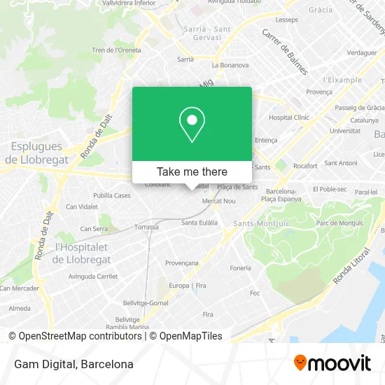 Gam Digital map