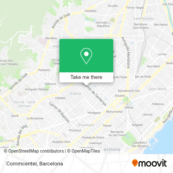 Commcenter map