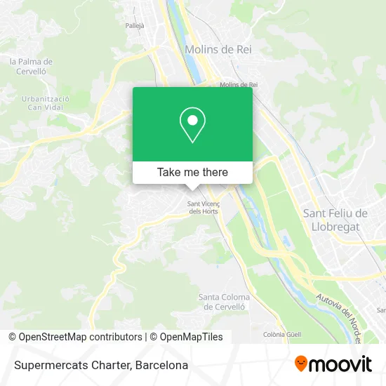 Supermercats Charter map