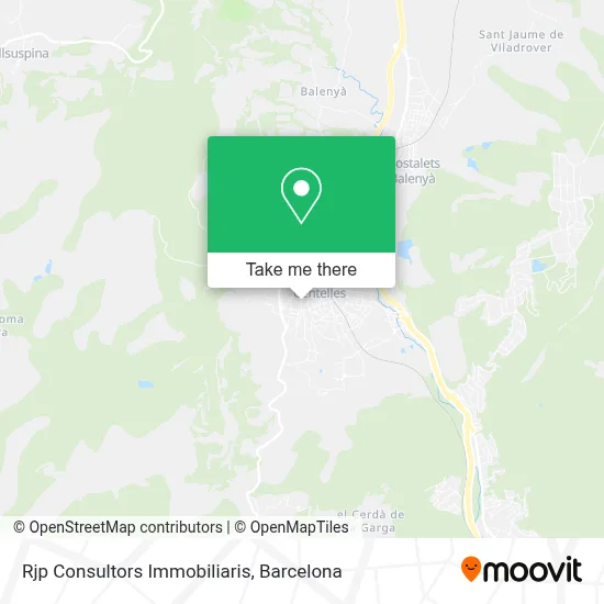 Rjp Consultors Immobiliaris map
