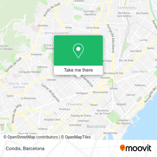Condis map