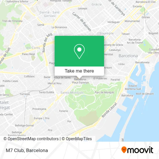 M7 Club map