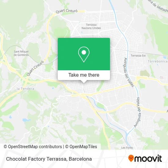 Chocolat Factory Terrassa map
