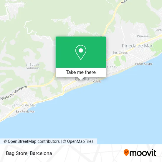 Bag Store map