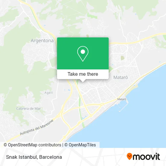 Snak Istanbul map