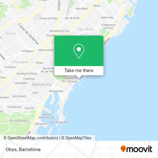 Obys map