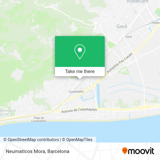 Neumaticos Mora map