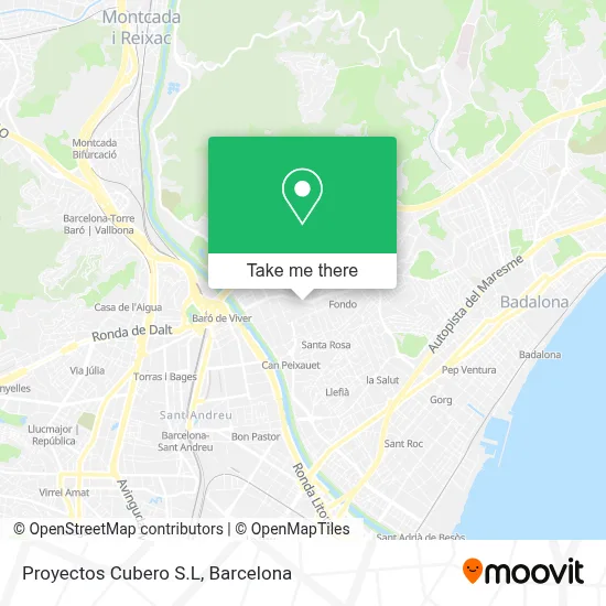 Proyectos Cubero S.L map