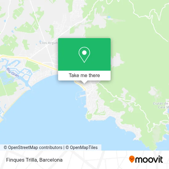 Finques Trilla map