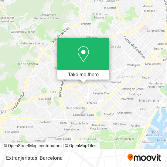 Extranjeristas map
