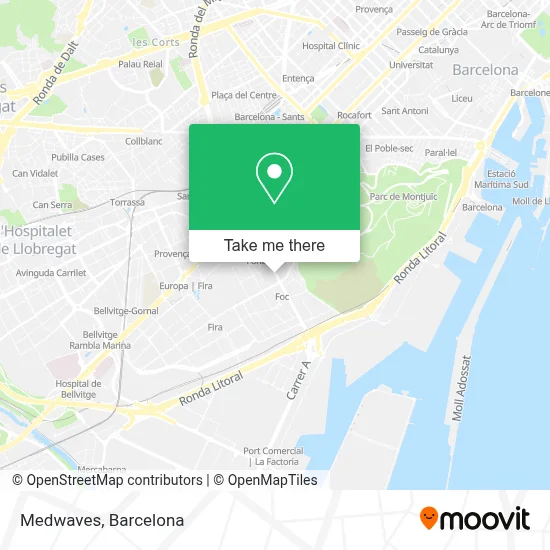 Medwaves map