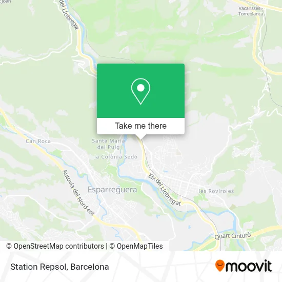 Station Repsol map