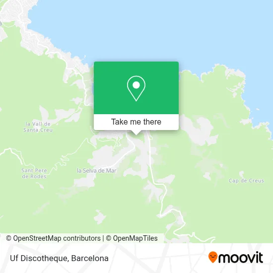 Uf Discotheque map