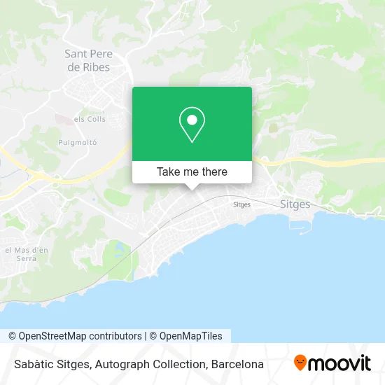 Sabàtic Sitges, Autograph Collection map
