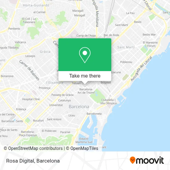 Rosa Digital map