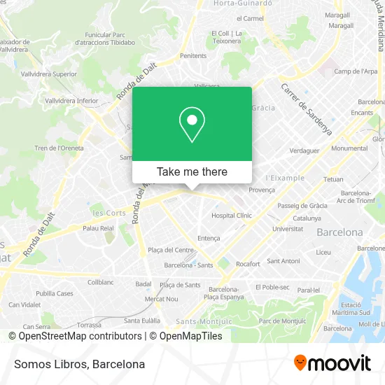 Somos Libros map