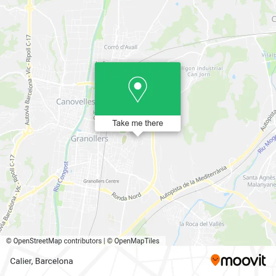 Calier map
